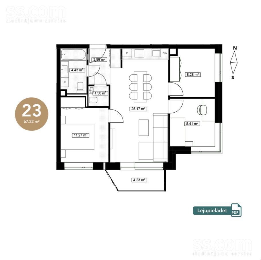 M. Stērstu 8, Rīga — dzivoklis