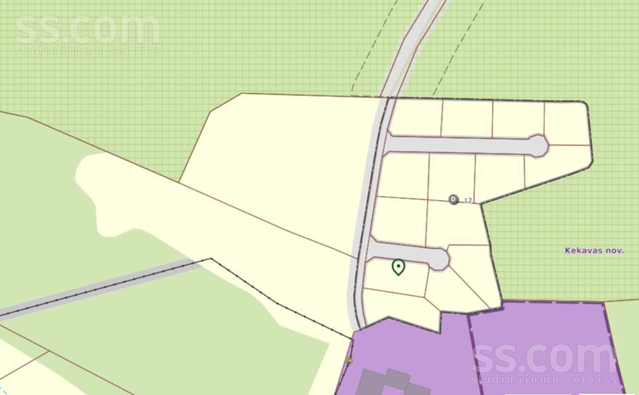 Lašu iela 2, Lielvārži, Rīgas rajons, Ķekavas pag. — zeme