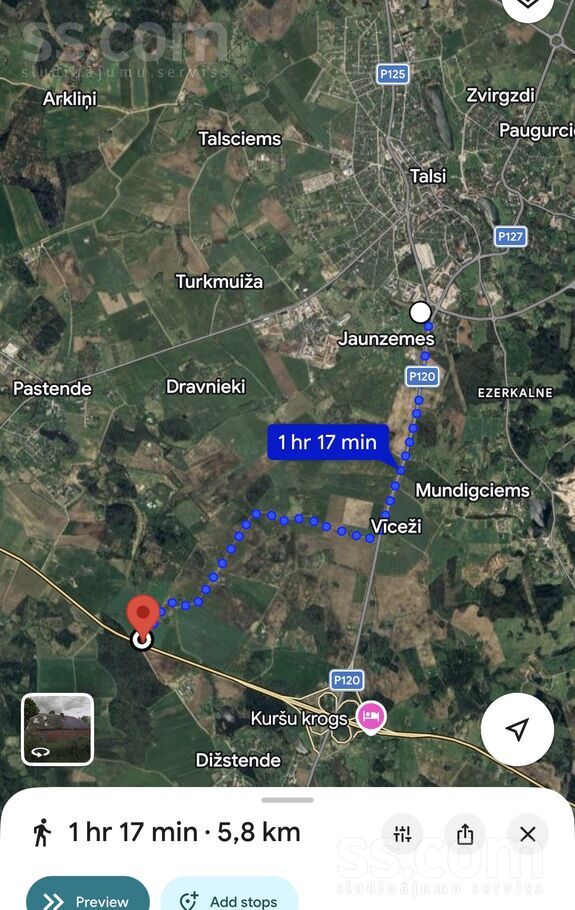 Talsi un raj., Lībagu pag. — vienseta