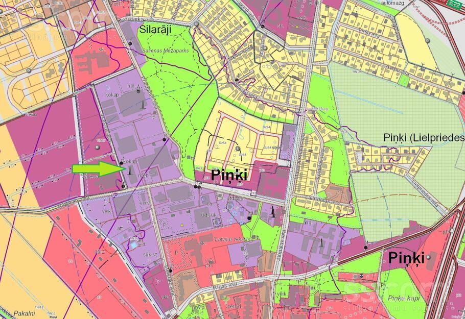 Mazās priedes-1, Piņķi, Rīgas rajons, Babītes pag. — telpa
