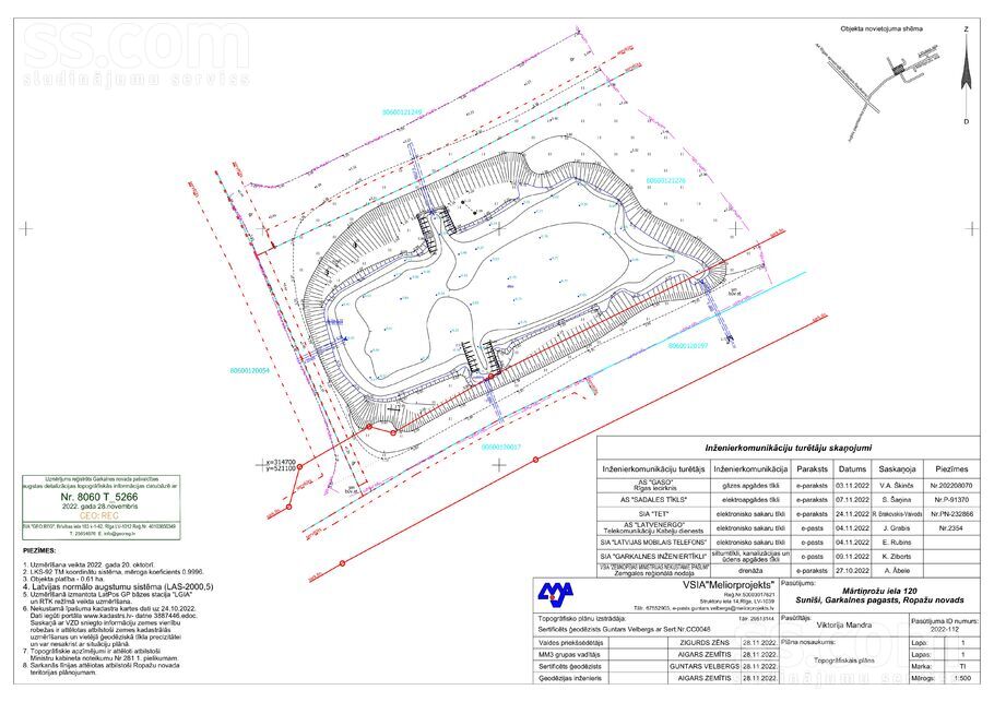 Mārtiņrožu iela 120, Sunīši, Rīgas rajons, Garkalnes nov. — zeme