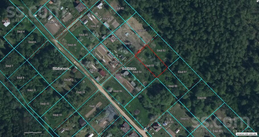 Sauļi 6, Sauļi, Valmiera un raj., Rencēnu pag. — zeme