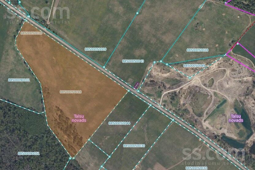 Vīdale, Vīdale, Talsi un raj., Dundagas pag. — zeme