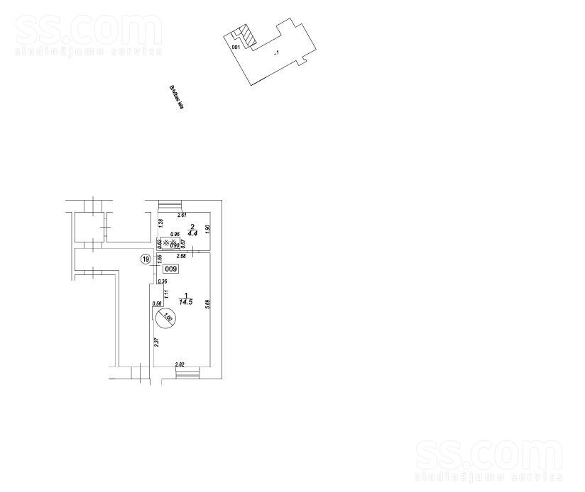 Brīvības iela 16, Gulbene un raj., Gulbene — dzivoklis