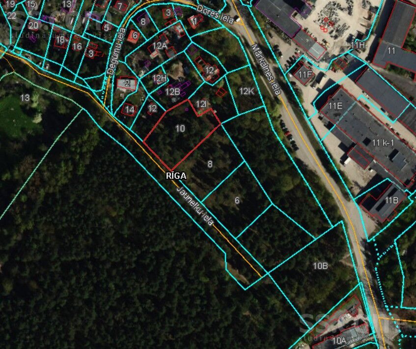 Mārkalnes, Rīga — zeme