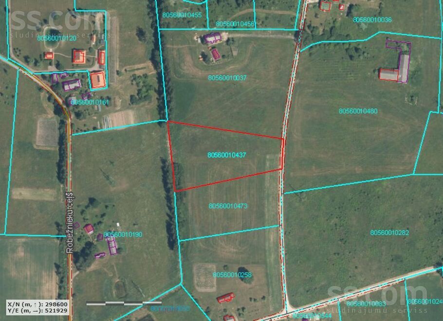 Ceplīšu ceļš, Daugmale, Rīgas rajons, Daugmales pag. — zeme