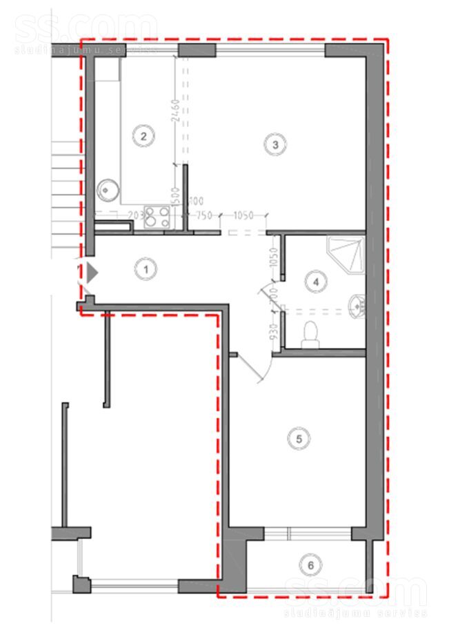 Celmu iela 5, Liepāja un raj., Liepāja — dzivoklis