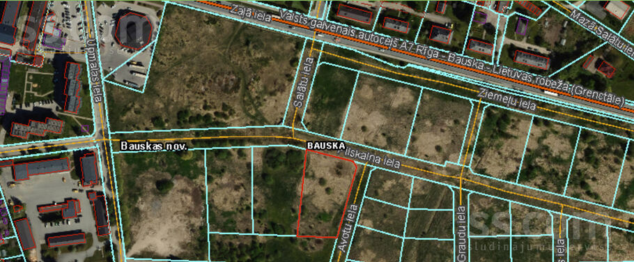 Pilskalna 60, Bauska un raj., Bauska — zeme