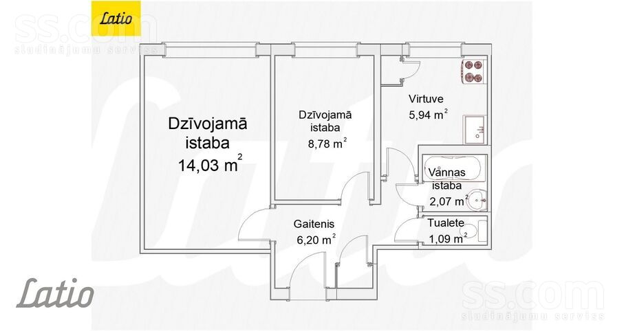 Garā 21, Rīga — dzivoklis