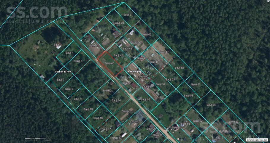 Sauļi 6, Sauļi, Valmiera un raj., Rencēnu pag. — zeme