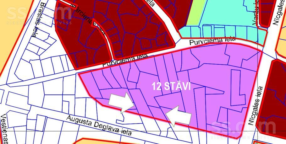 Deglava 37, Rīga — zeme