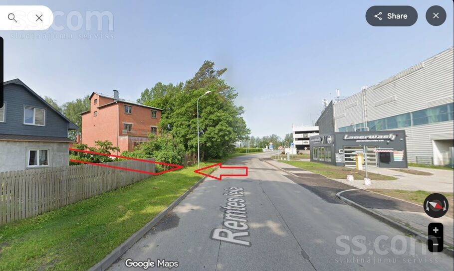 Remtes 19, Rīga — zeme