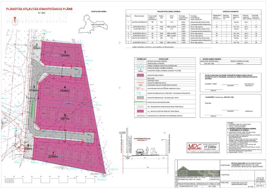 “Jaunvidēji”, Rāmava, Rīgas rajons, Ķekavas pag. — zeme