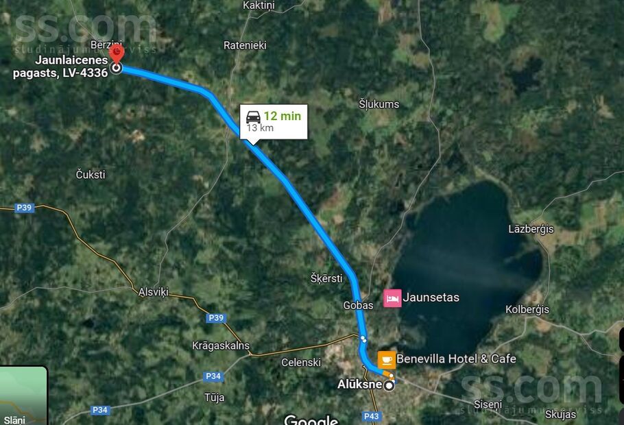 Kociņi, Jaunlaicene, Alūksne un raj., Jaunlaicenes pag. — maja