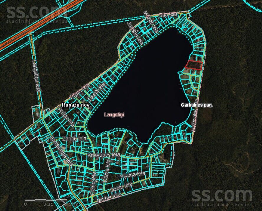 Mežmalas iela 14, Langstiņi, Rīgas rajons, Garkalnes nov. — zeme