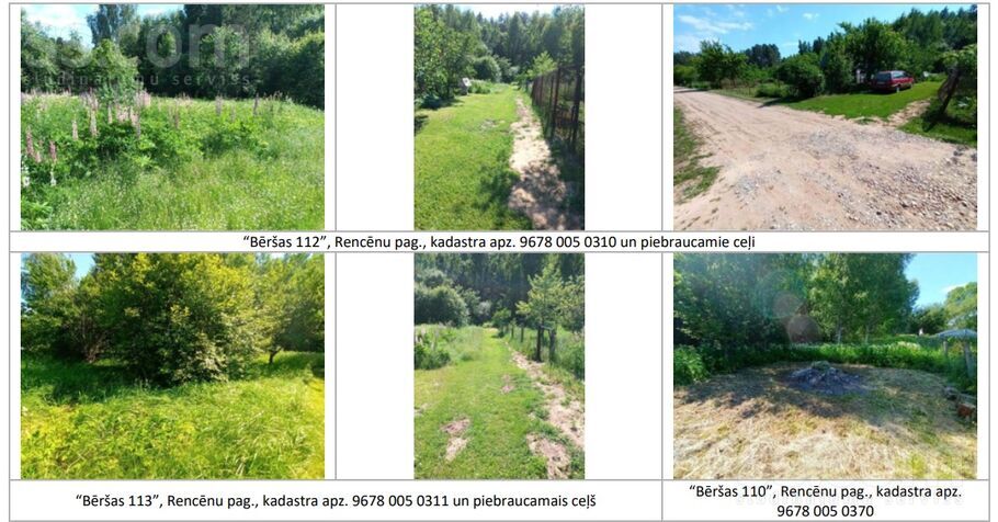 Bēršas 87, Valmiera un raj., Rencēnu pag. — zeme