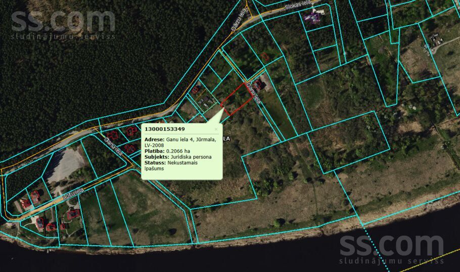 Ganu 4, Jūrmala — zeme