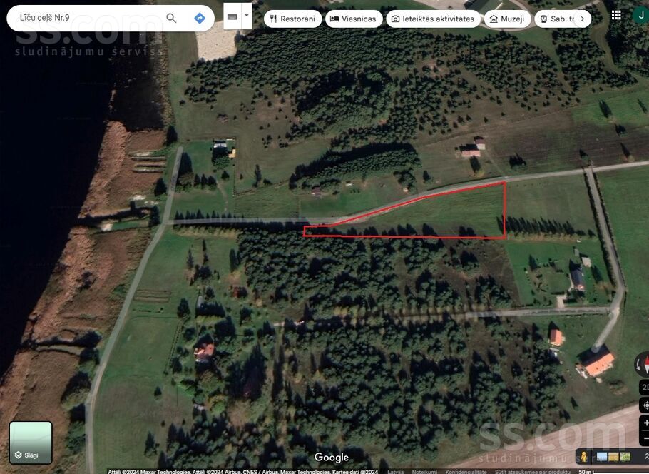 Līču ceļš 9, Jelgava un raj., Valgundes nov. — zeme