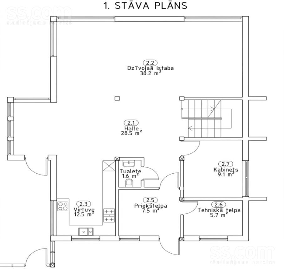 Marijas iela 3, Mārupe, Rīgas rajons, Mārupes pag. — maja