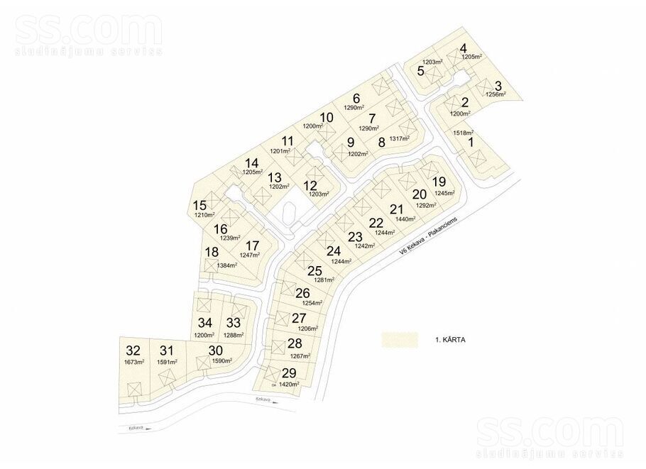 Mašēni, Odukalns, Rīgas rajons, Ķekavas pag. — zeme