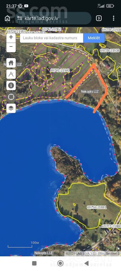 Ezeru 1, Grāveri, Krāslava un raj., Grāveru pag. — zeme