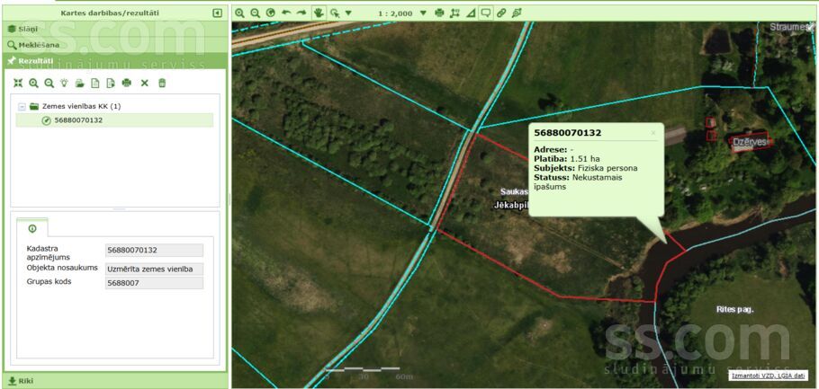 Saukas pag., Sauka, Jēkabpils un raj., Saukas pag. — zeme