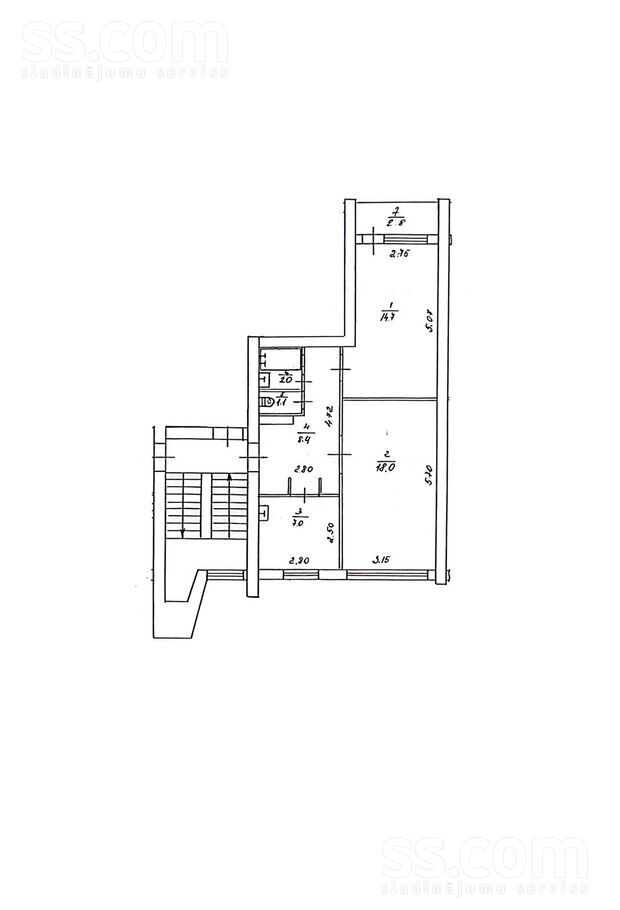 Biedrības iela 5, Preiļi un raj., Līvāni — dzivoklis