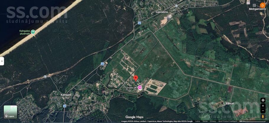 Bērziņa iela 7a, Kalngale, Rīgas rajons, Carnikavas nov. — zeme