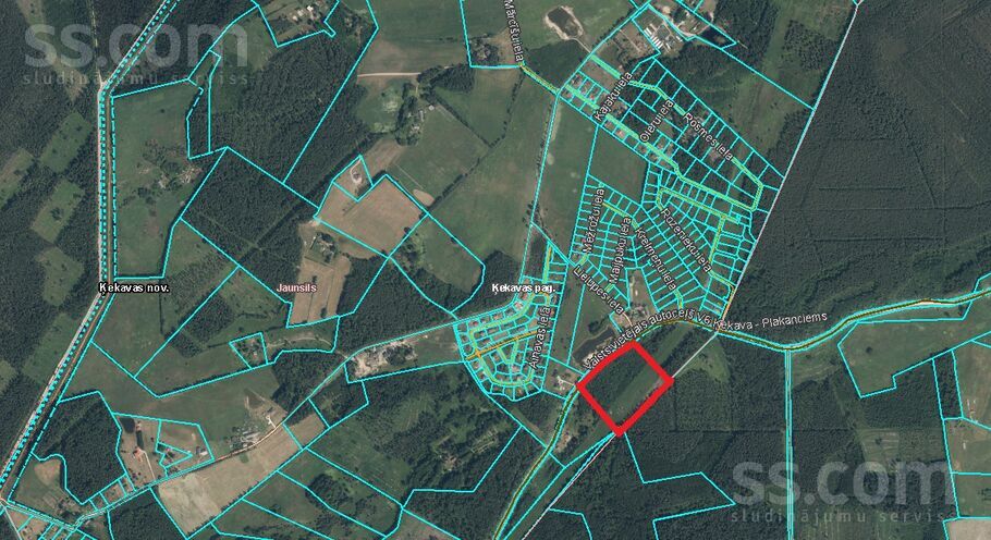 Laimes zeme, Jaunsils, Rīgas rajons, Ķekavas pag. — zeme