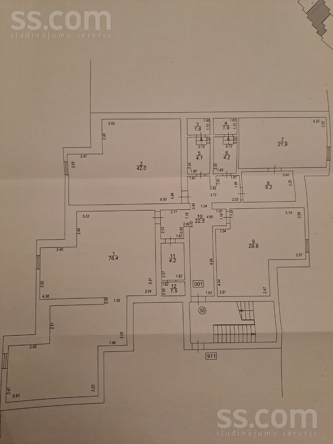 Dārza 4, Iecava, Bauska un raj., Iecavas nov. — telpa