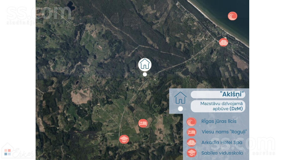 Alkšņi, Cērkste, Tukums un raj., Smārdes pag. — zeme