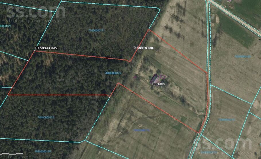 Degums, Obeliškas, Rēzekne un raj., Dekšāres pag. — zeme