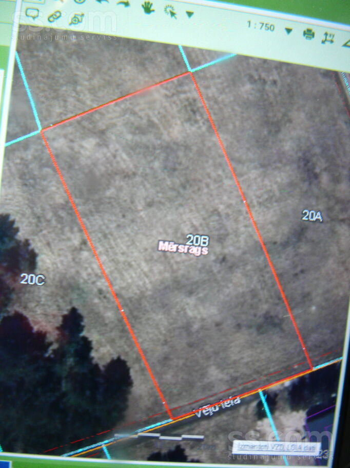 Vēju 20, Mērsrags, Talsi un raj., Mērsraga pag. — zeme