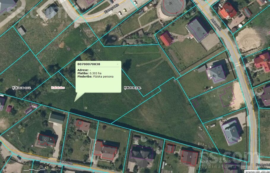 Asteru b/n, Katlakalns, Rīgas rajons, Ķekavas pag. — zeme