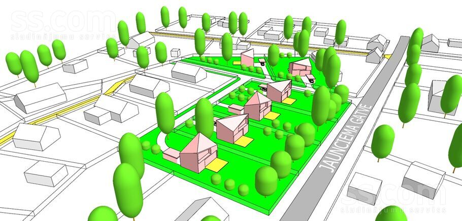 Jaunciema g. 146, Rīga — zeme