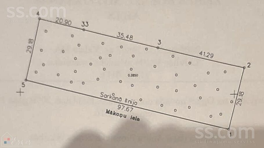 Mākoņu 5, Ogre un raj., Ogre — zeme