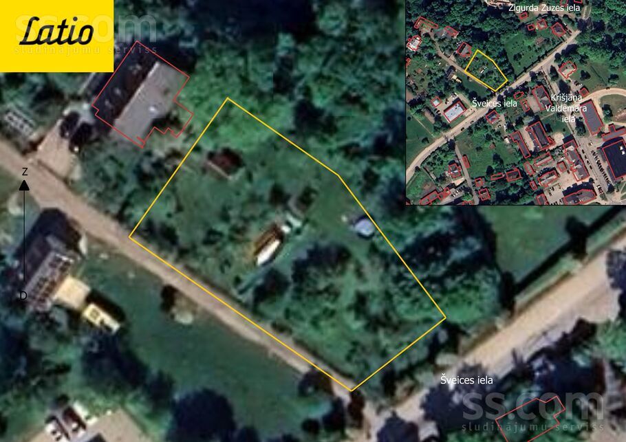 Šveices iela 29a, Rīgas rajons, Sigulda — zeme