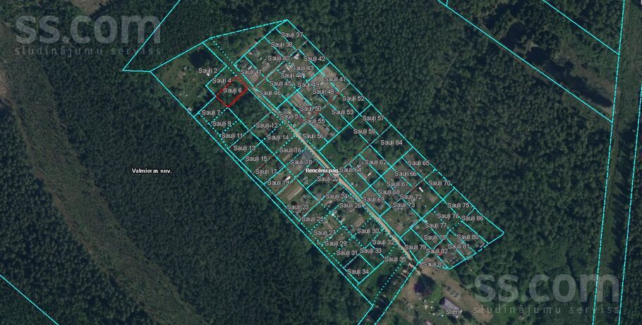 Sauļi 6, Sauļi, Valmiera un raj., Rencēnu pag. — zeme