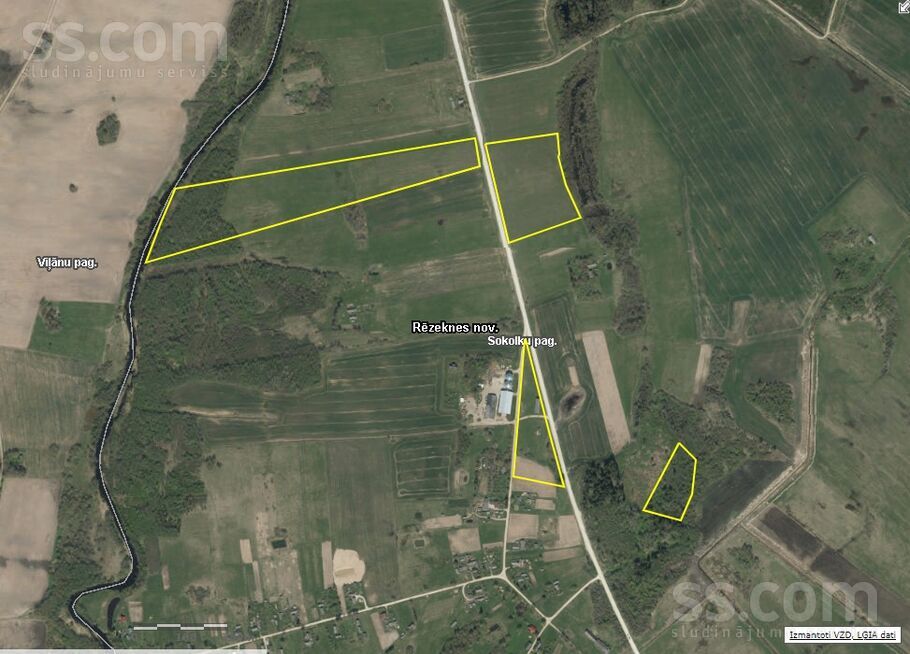 Rozes, Ustroņi, Rēzekne un raj., Sokolku pag. — zeme