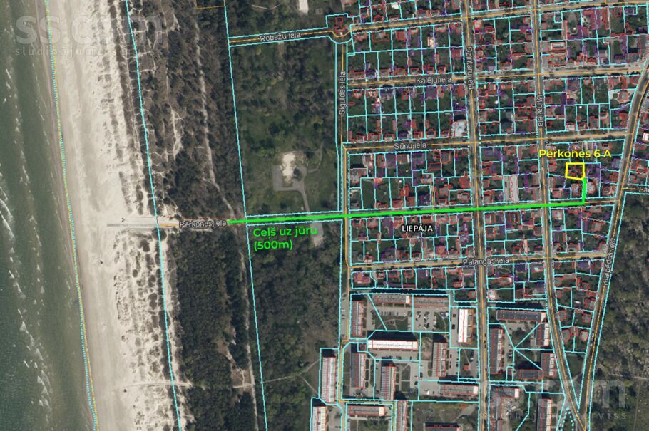 Pērkones iela 6a, Liepāja un raj., Liepāja — maja