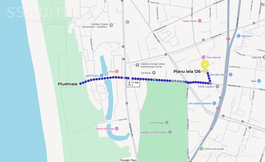 Pļavu iela 126, Liepāja un raj., Liepāja — maja