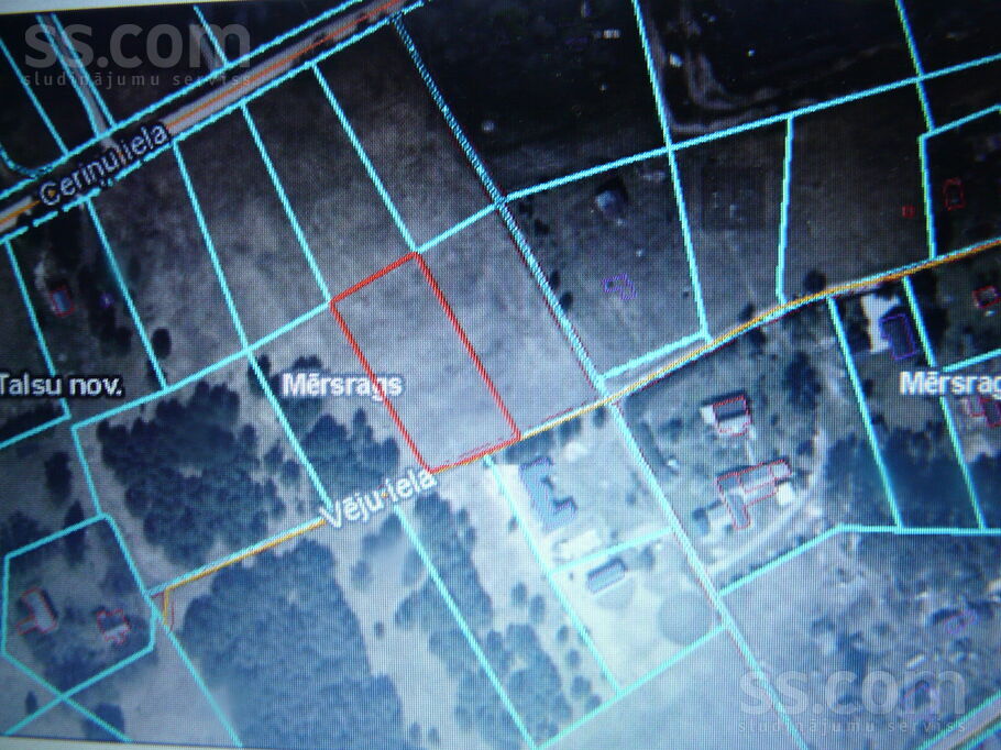Vēju 20, Mērsrags, Talsi un raj., Mērsraga pag. — zeme