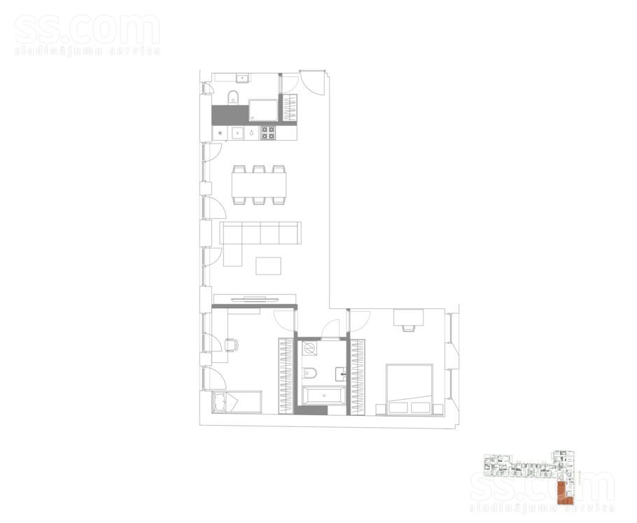 Skolas 17, Rīga — dzivoklis