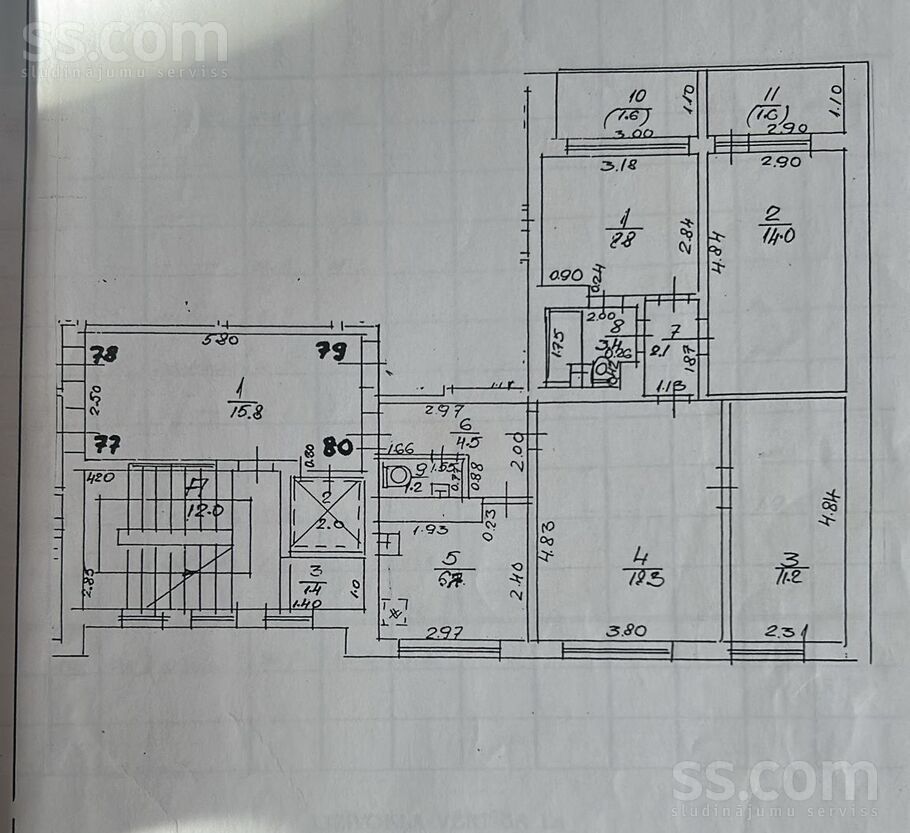 Skolas 10, Rīgas rajons, Salaspils — dzivoklis