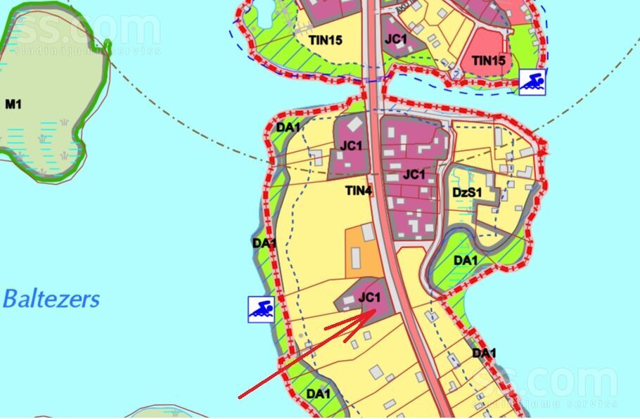 Ezerlaukii, Baltezers, Rīgas rajons, Ādažu nov. — zeme