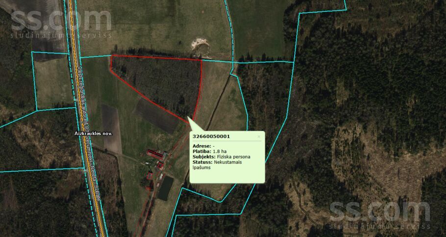 Krasti, Aizkraukle un raj., Mazzalves pag. — mezs