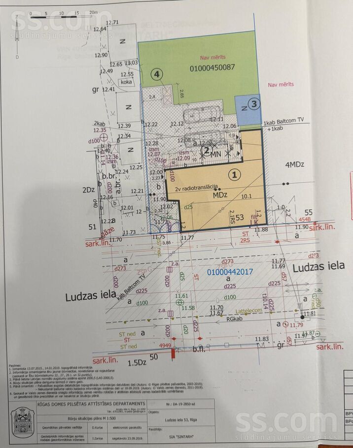 Ludzas 53, Rīga — maja