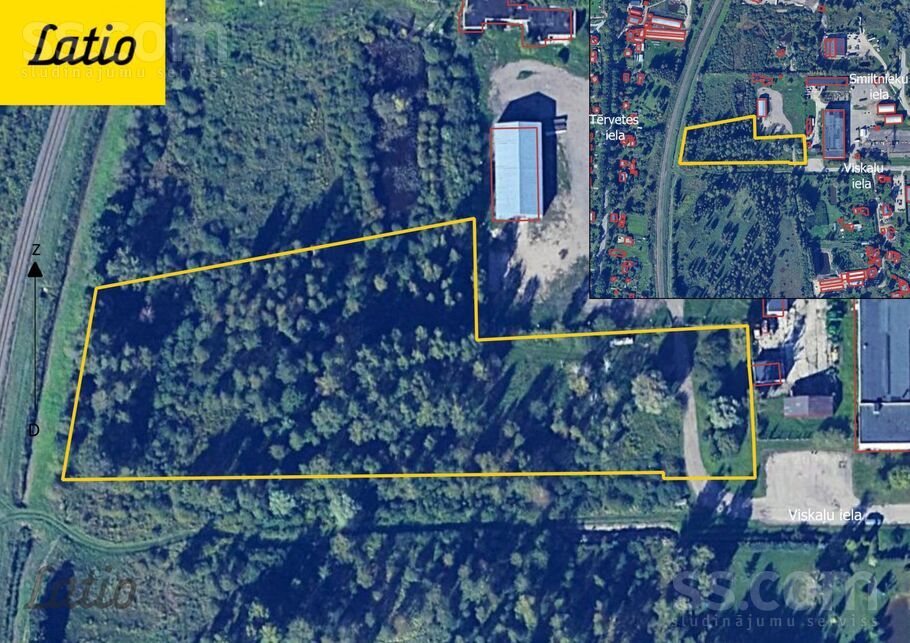 Viskaļu, Jelgava un raj., Jelgava — zeme