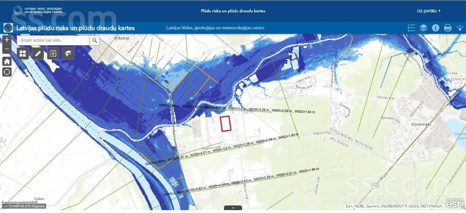 Dumbrāju ceļš, Ozolnieki, Jelgava un raj., Ozolnieku pag. — zeme