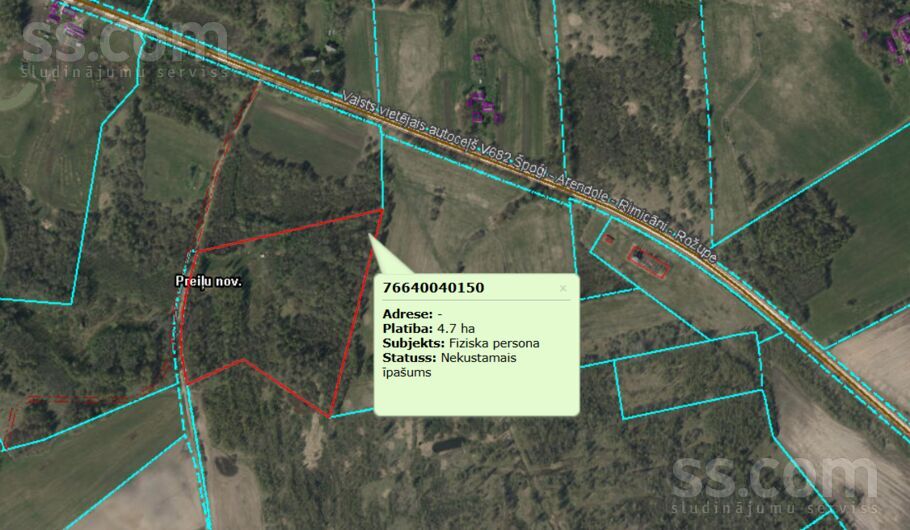 Preiļi un raj., Rožkalnu pag. — mezs